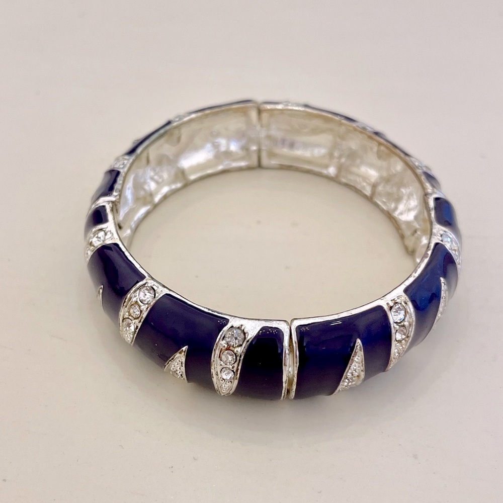 Purple Silver Bracelet